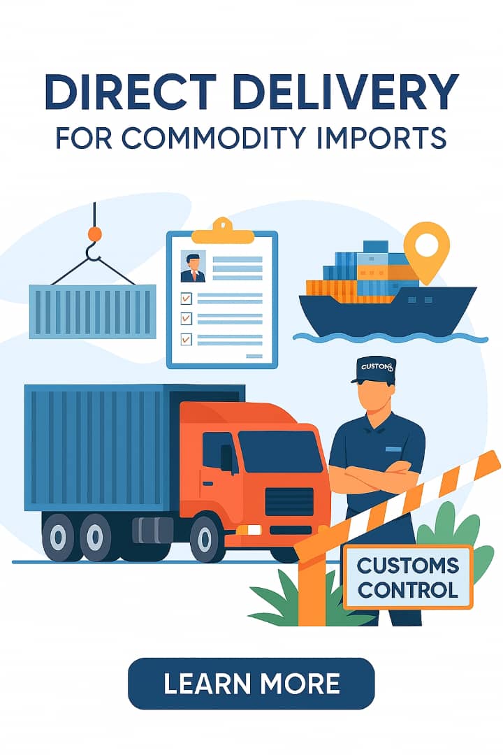 حمل یکسره کالا بدون توقف در انبار